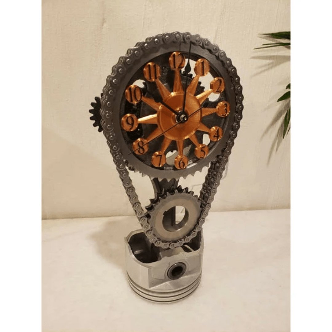 GearGlow – Modern Wall Clock with Intriguing Gear Movement