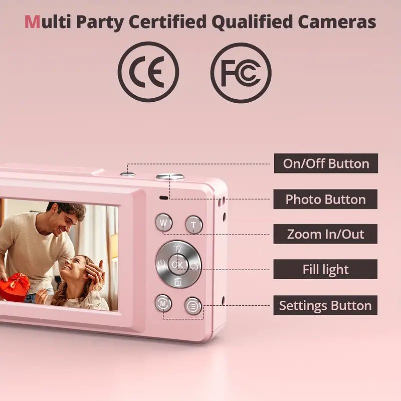 Digital Compact Camera | High - Resolution Photography - Luxyecs