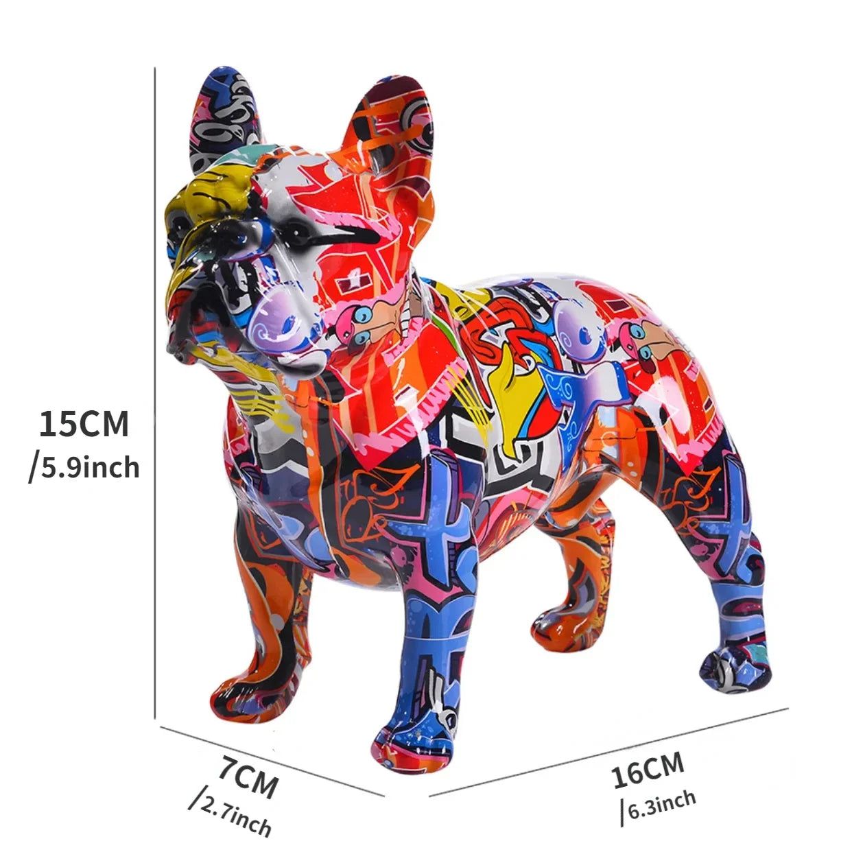 Dog Statue Decor | Artistic Home Accent - Luxyecs