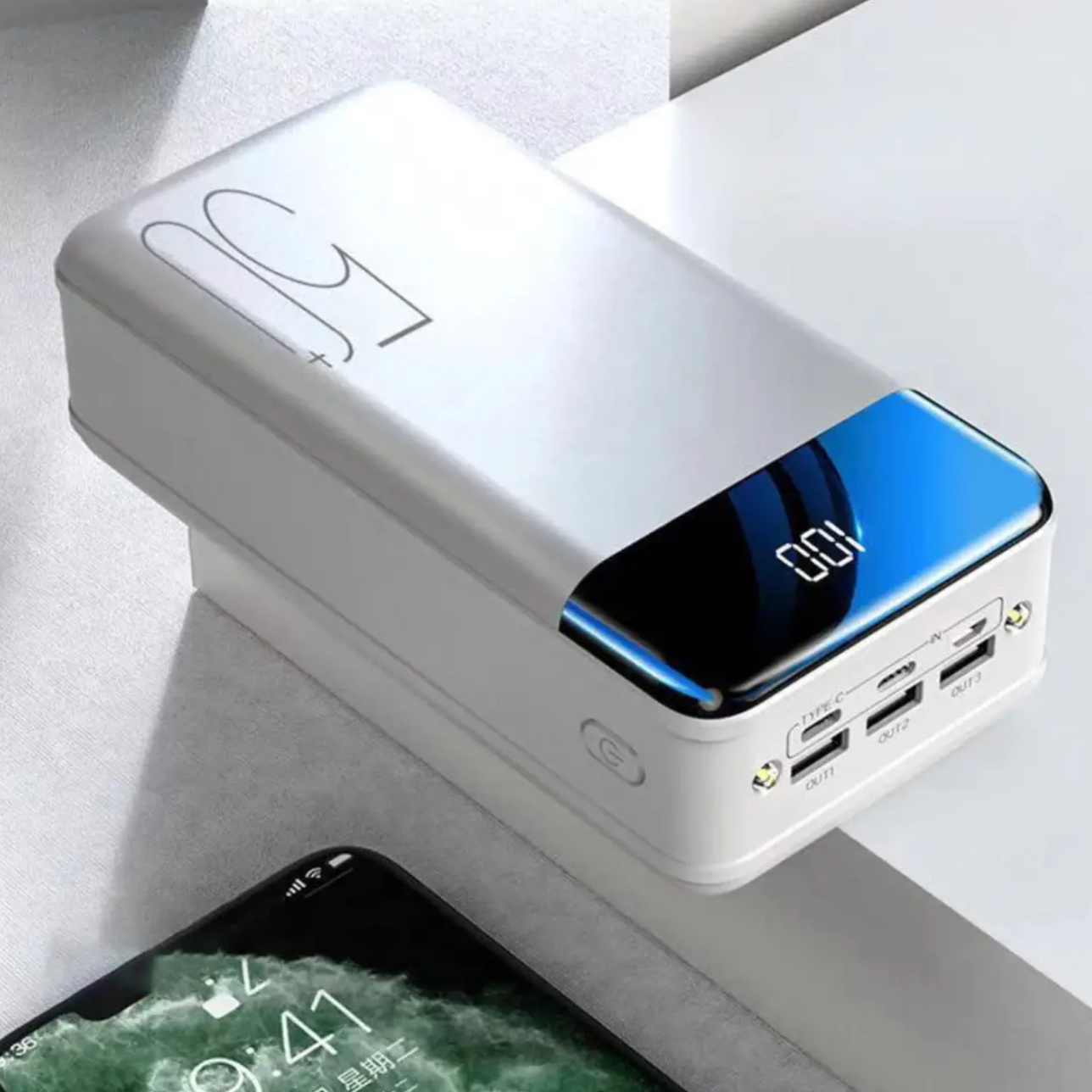 Digital Display Power Bank | Fast Charging Portable Battery