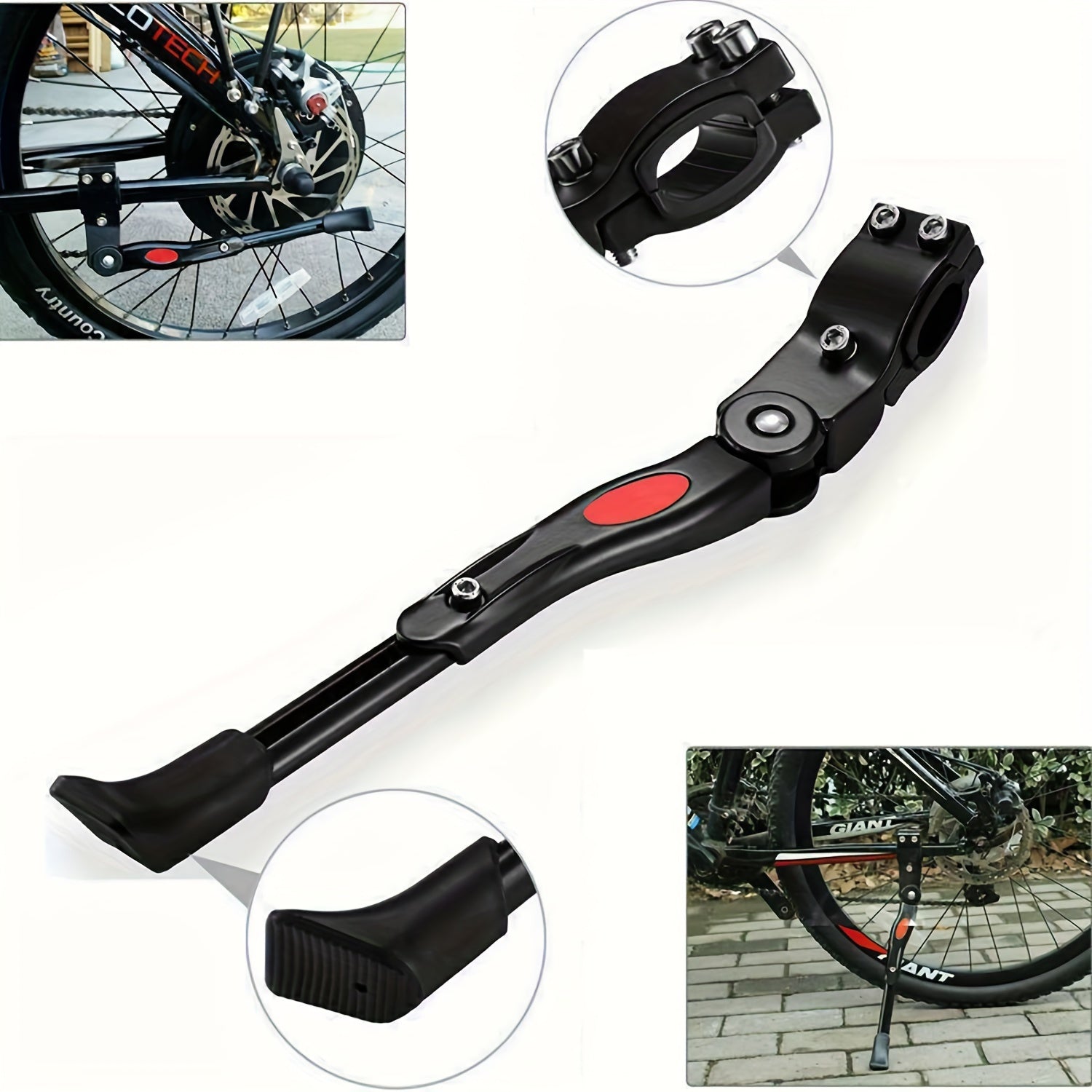 Adjustable Bicycle Kickstand – Heavy-Duty Side Stand for Stable Parkingk