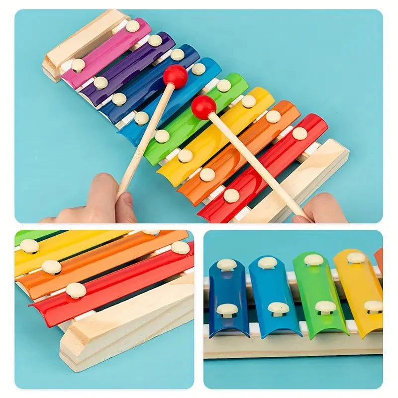 Montessori Toy Set | Wooden Learning Toy for Motor Skills & Sensory Development