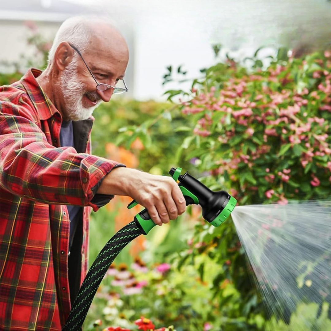 Expandable Garden Hose – 100ft Flexible, No - Kink & Leak - Proof Design - Luxyecs