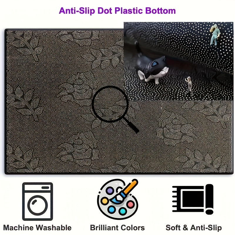 Festive Christmas Floor Mat | Classic Wreath Christmas Home Decor