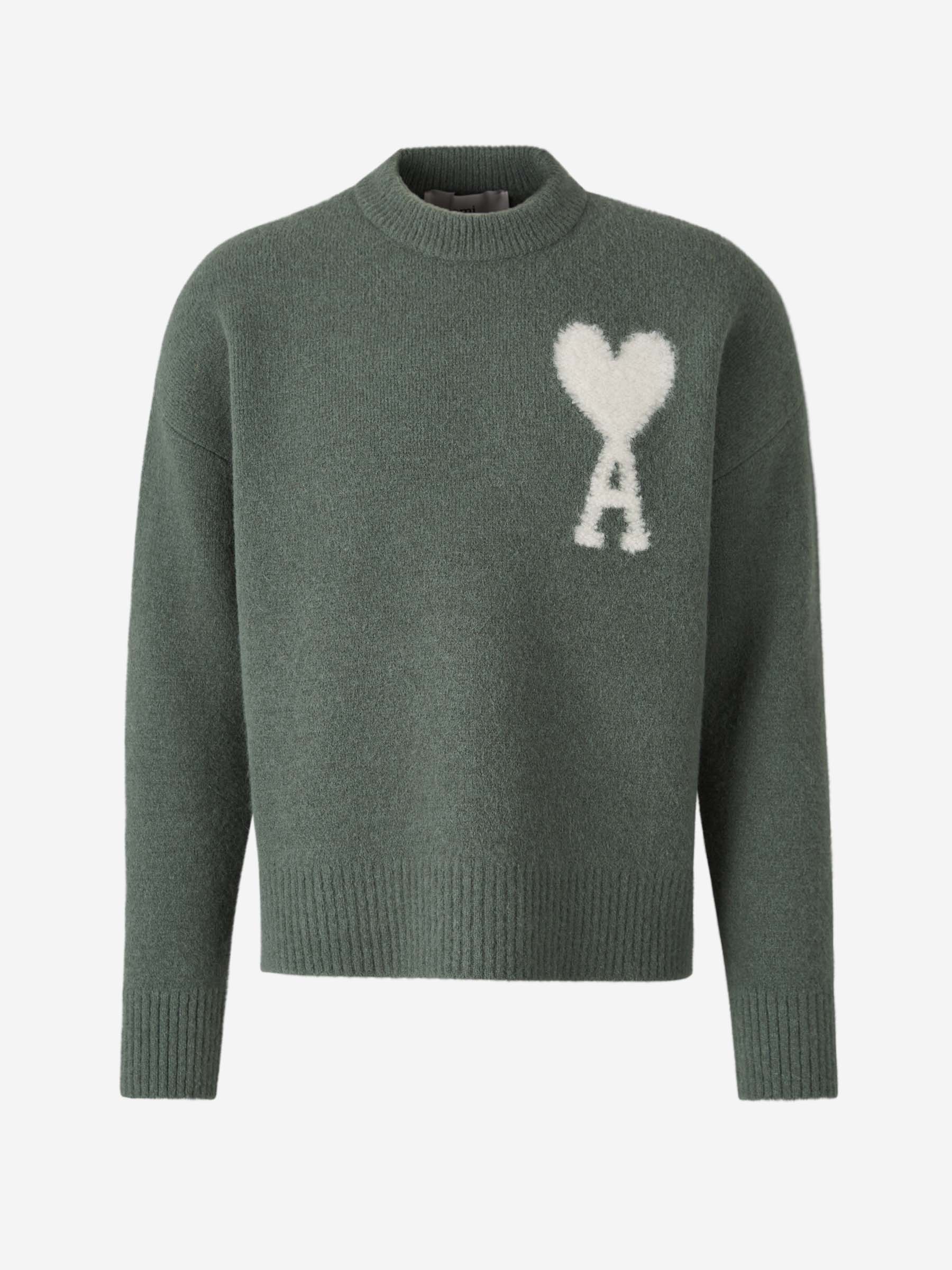 Unisex Sweater with Heart Print | Soft