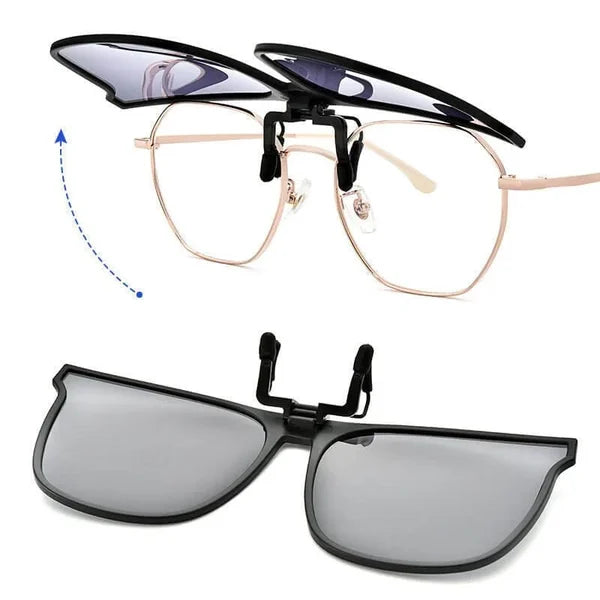 Luxyecs | New Polarised Clip-on Flip Up Sunglasses