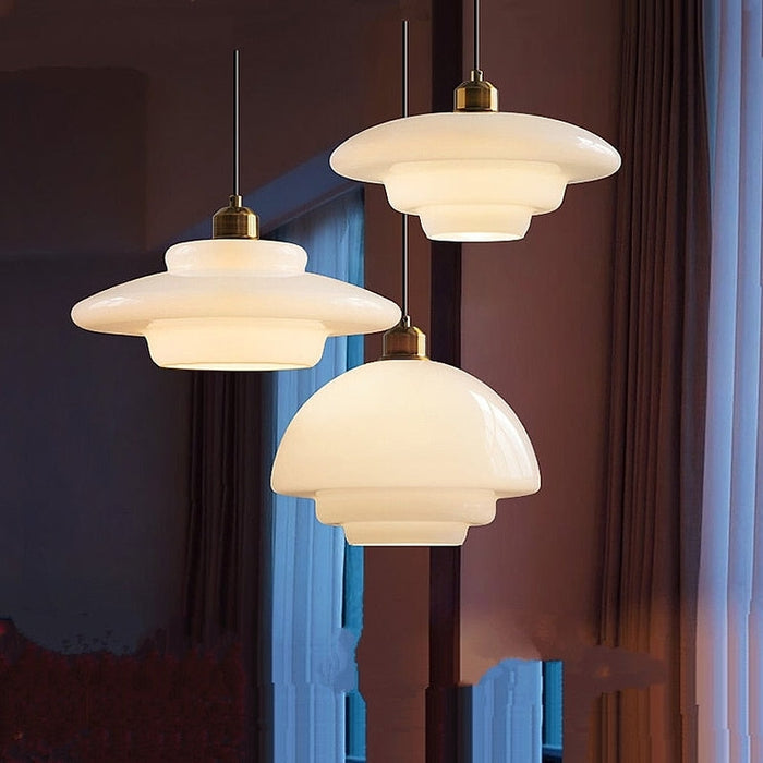 Stylish Glass Pendant Lamp | Elegant Interior Lighting Design