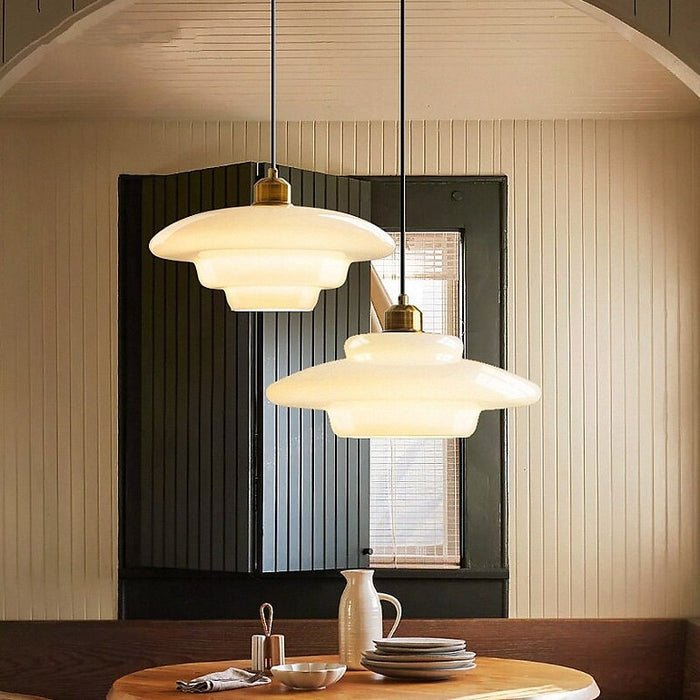 Stylish Glass Pendant Lamp | Elegant Interior Lighting Design