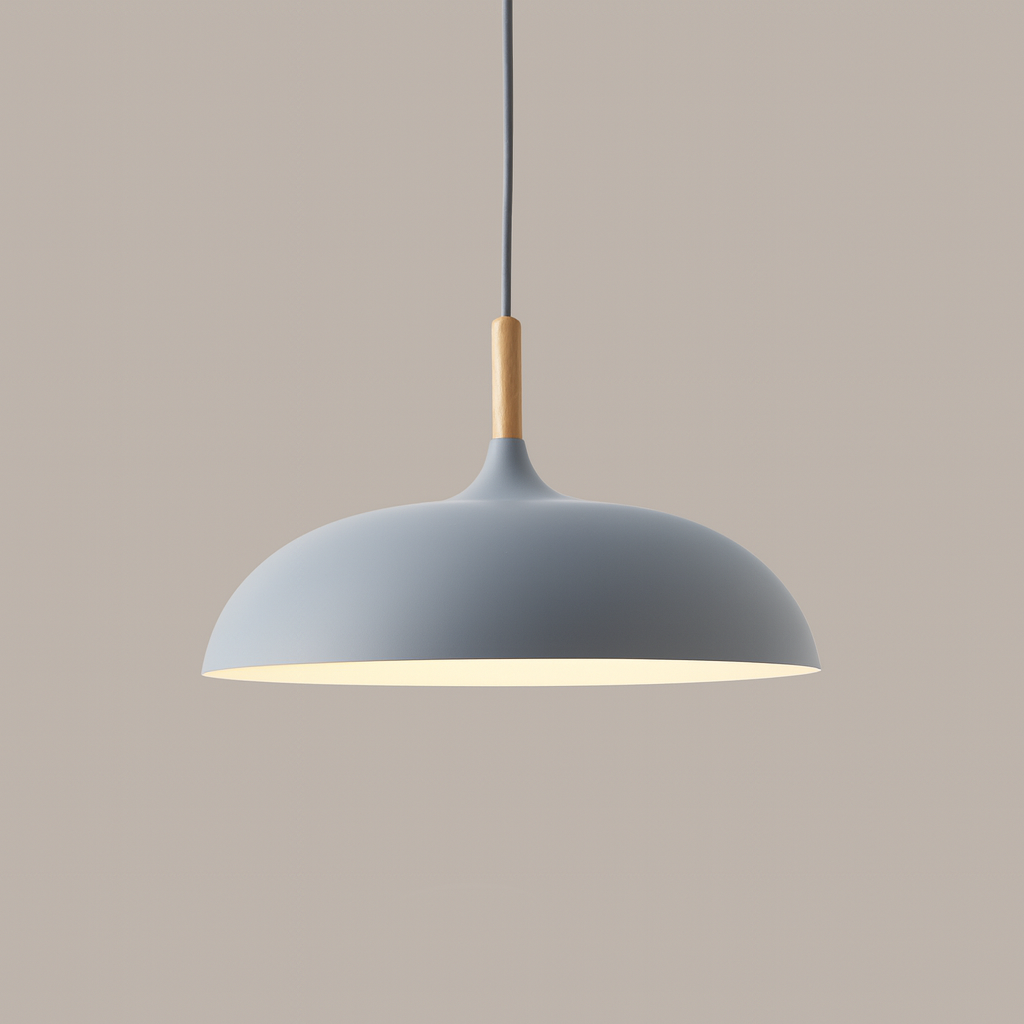 Pastel Palette Pendant Lights | Stylish Metal and Wood Lighting for Living Room