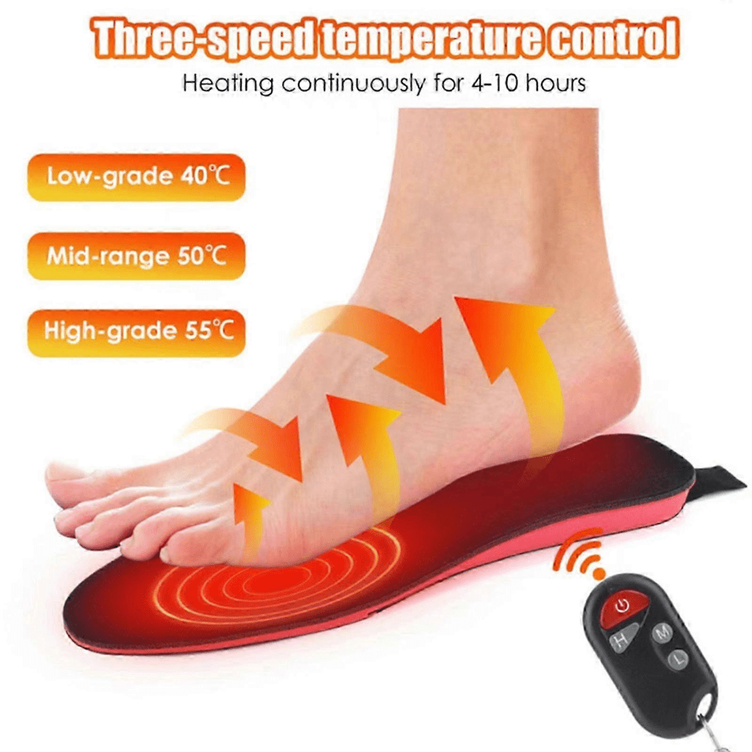 Heated Shoe Insoles | Rechargeable Foot Warmers - Luxyecs