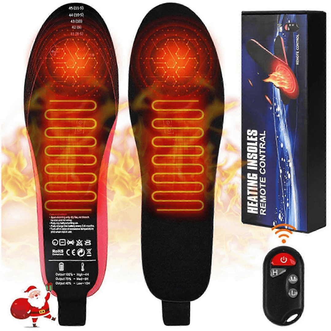 Heated Shoe Insoles | Rechargeable Foot Warmers - Luxyecs