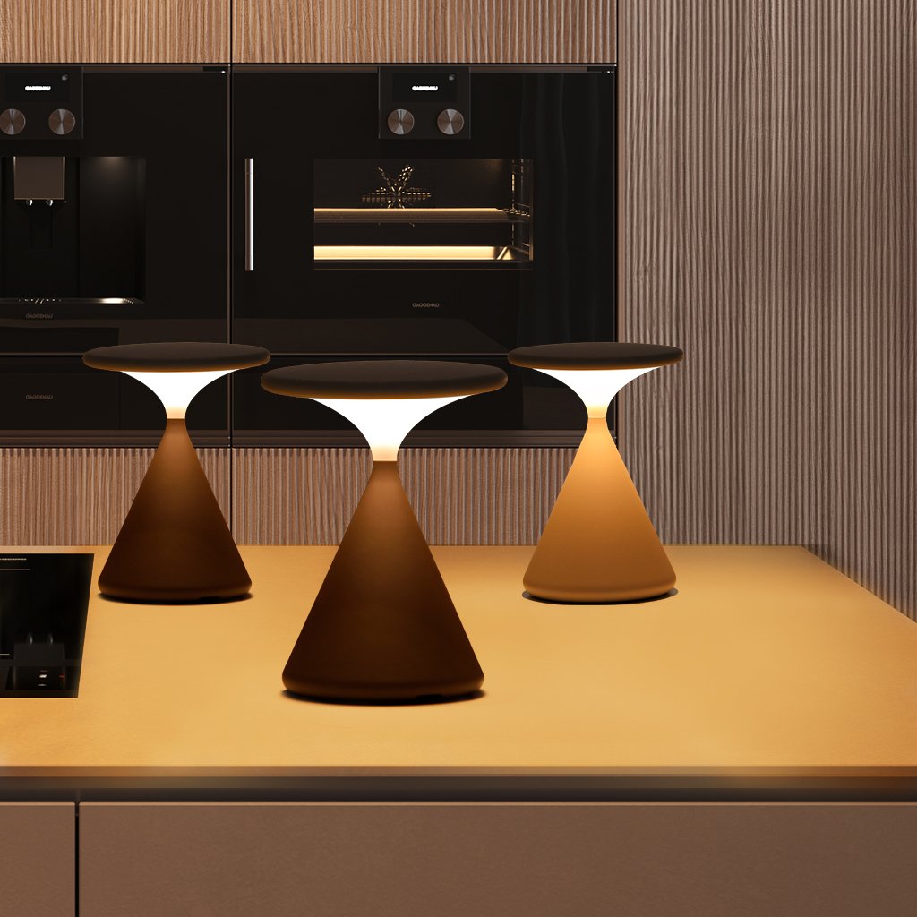 Hourglass Wireless Table Lamp | Elegant Wireless Lighting for Modern Homes