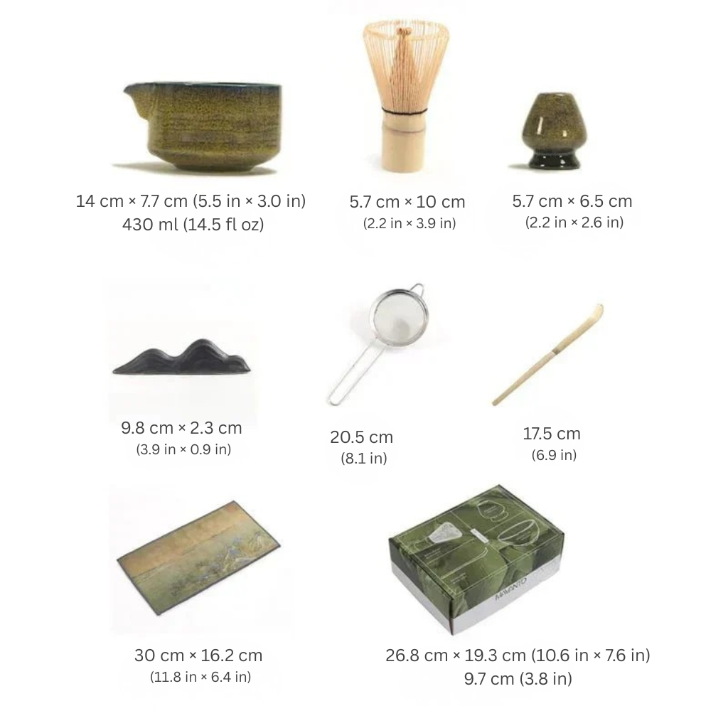 Kitchenware Set | Elegant Japanese Matcha Brewing Kit for Home Use