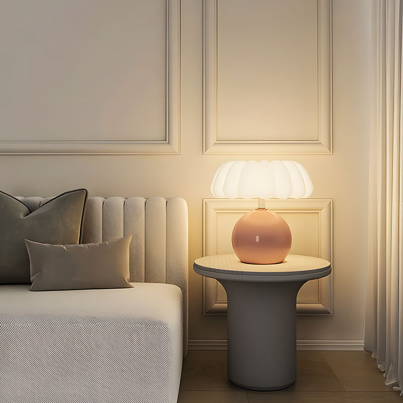 Modern Minimalist Ceramic Bedside Lamp – Stylish & Functional Lighting