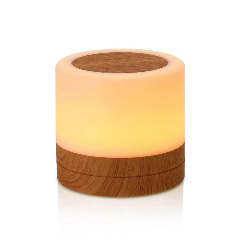 Wooden Touch Bedside Lamp – Warm & Natural Ambiance