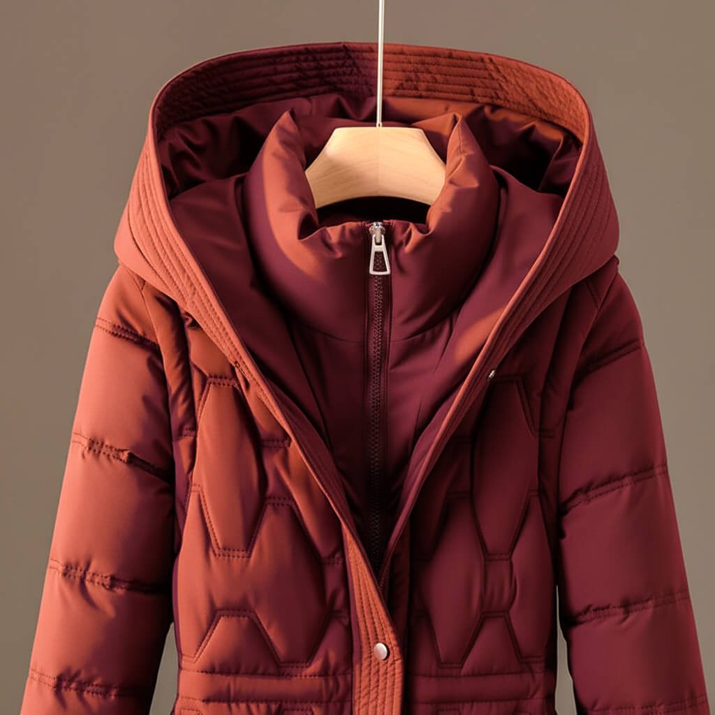 Lauren Quilted Hooded Coat - Luxyecs