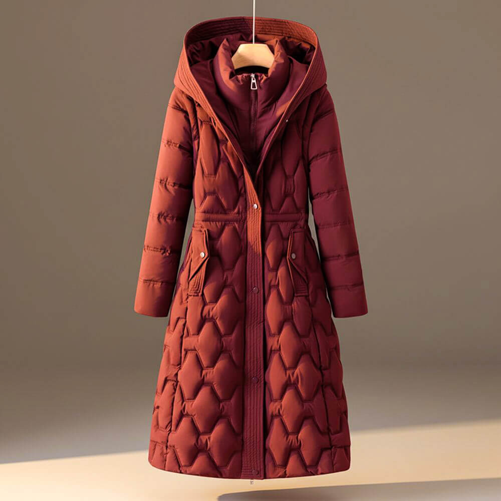 Lauren Quilted Hooded Coat - Luxyecs