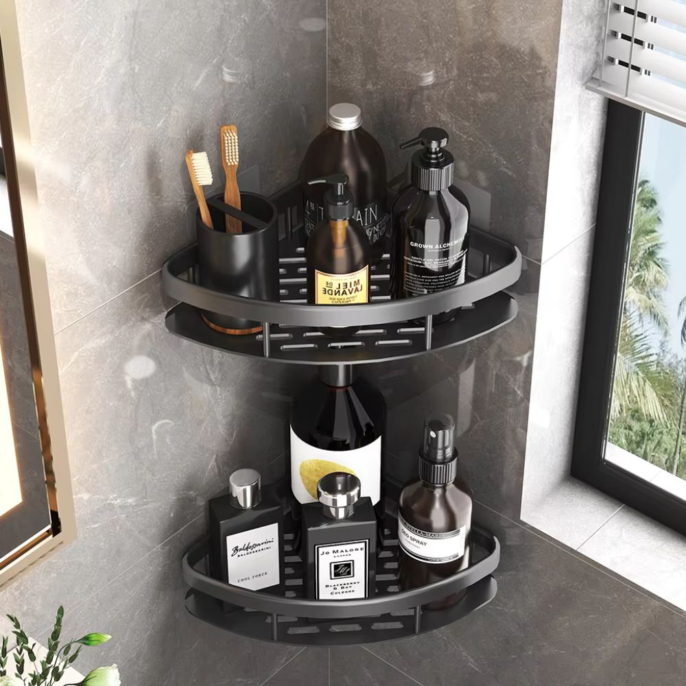 Shower Caddies| Contemporary Aluminium Storage Solution for Bathrooms