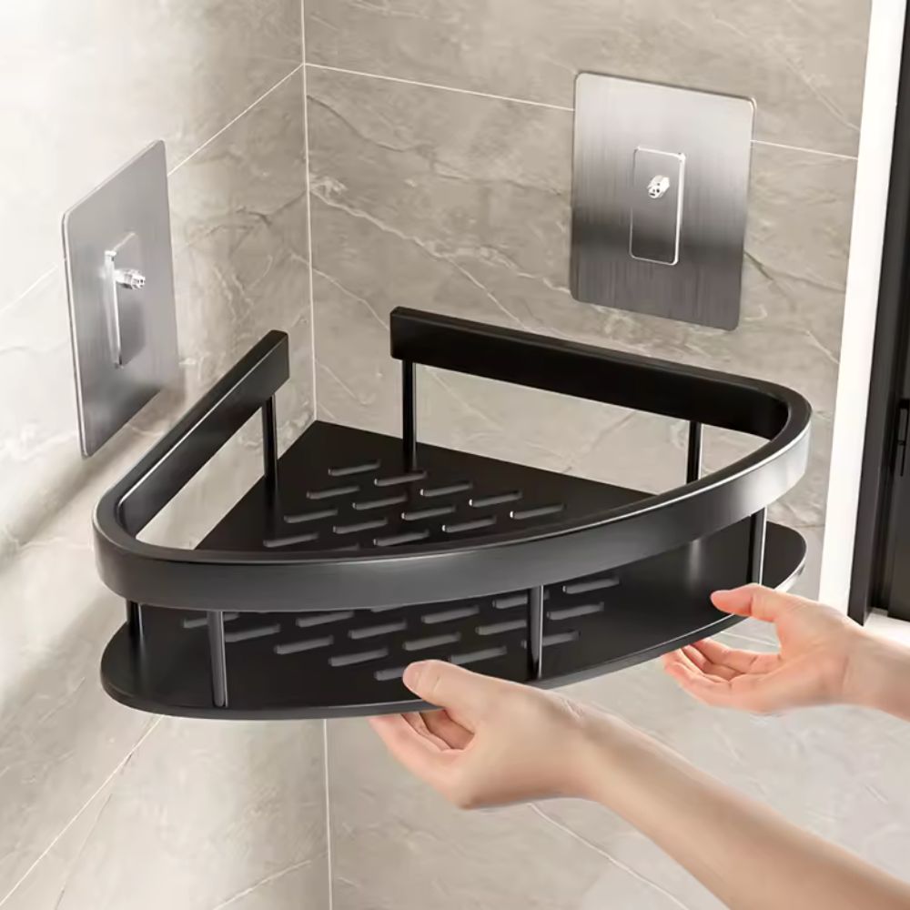 Shower Caddies| Contemporary Aluminium Storage Solution for Bathrooms
