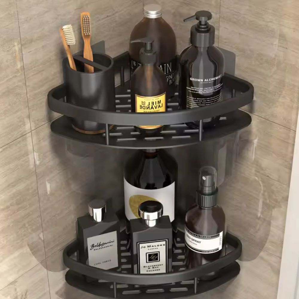 Shower Caddies| Contemporary Aluminium Storage Solution for Bathrooms