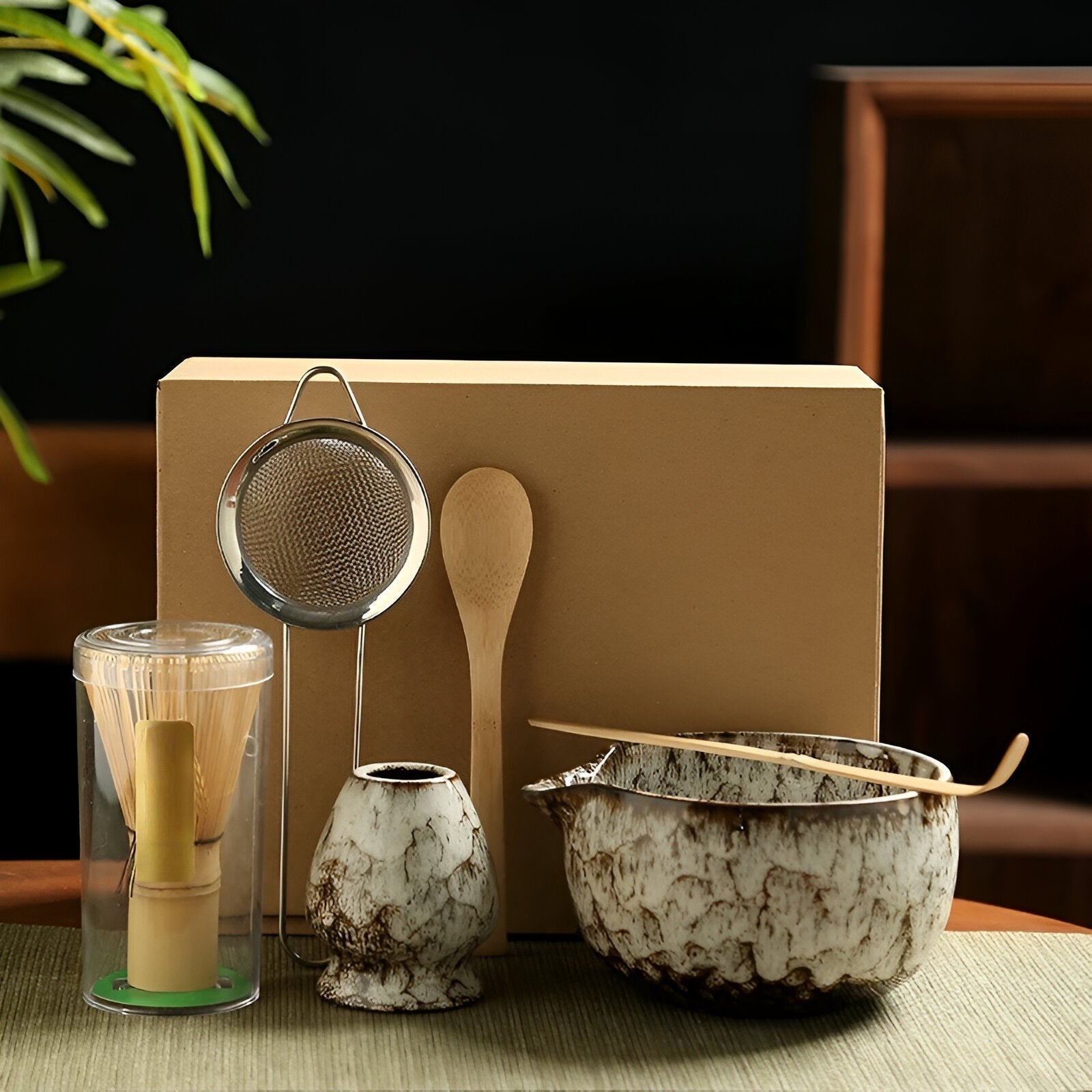 Matcha Tea Set – 6 - Piece Accessories for Traditional Preparation - Luxyecs