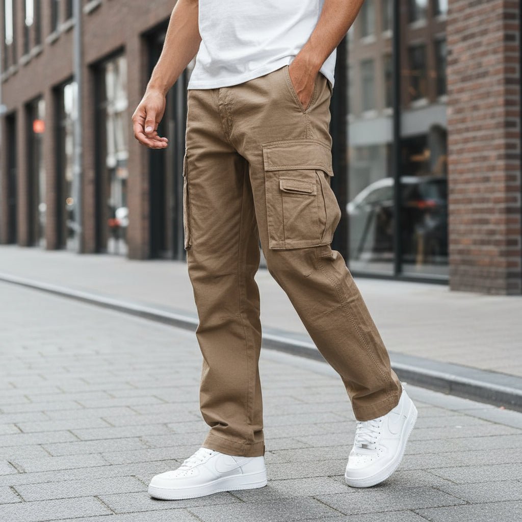 Men’s Cargo Trousers | Everyday Casual Pants - Luxyecs