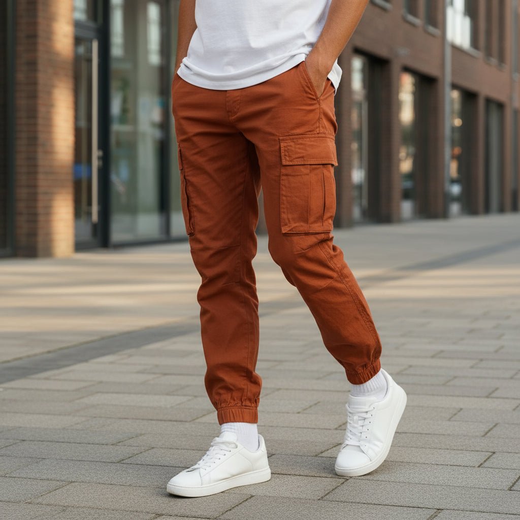 Men’s Cargo Trousers | Everyday Casual Pants - Luxyecs