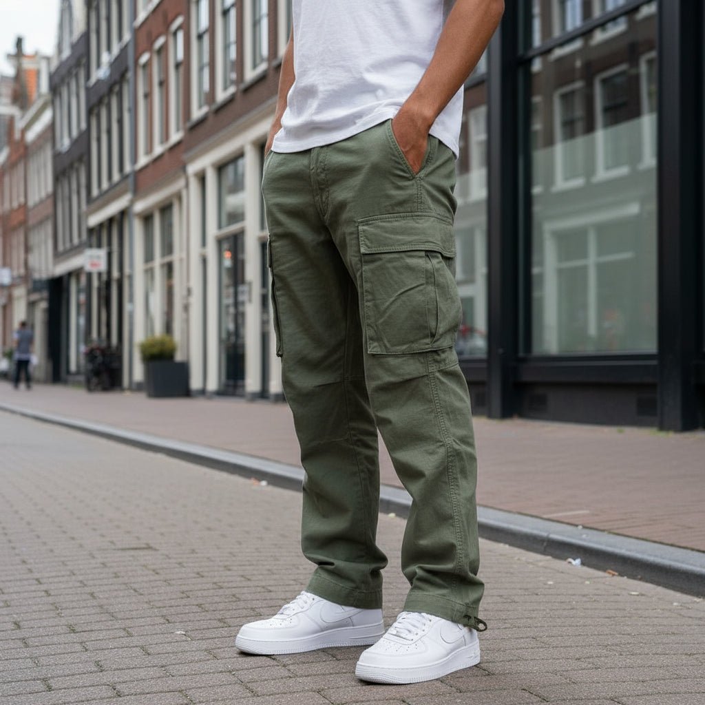 Men’s Cargo Trousers | Everyday Casual Pants - Luxyecs