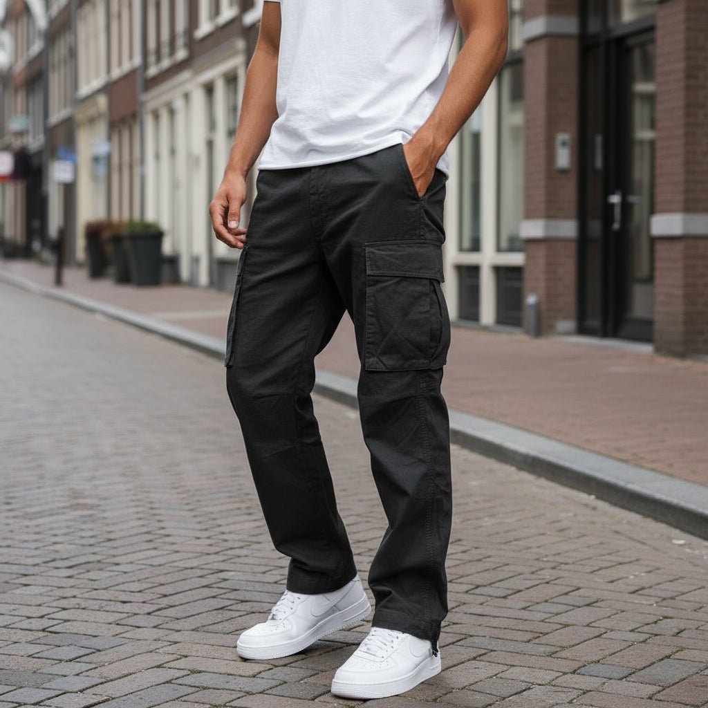 Men’s Cargo Trousers | Everyday Casual Pants - Luxyecs