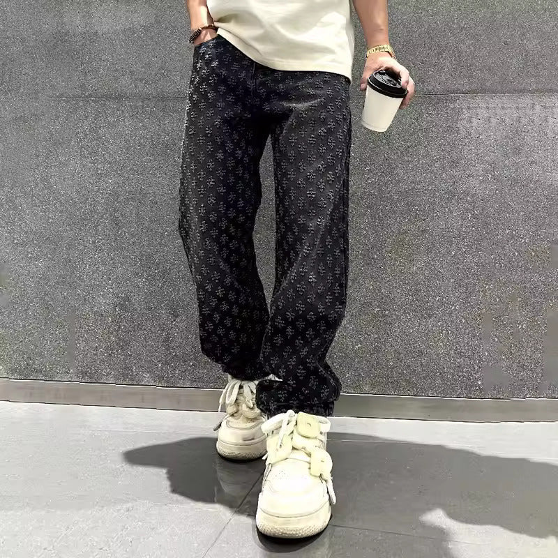 Men’s Casual Denim Pants | Relaxed Fit Style - Luxyecs