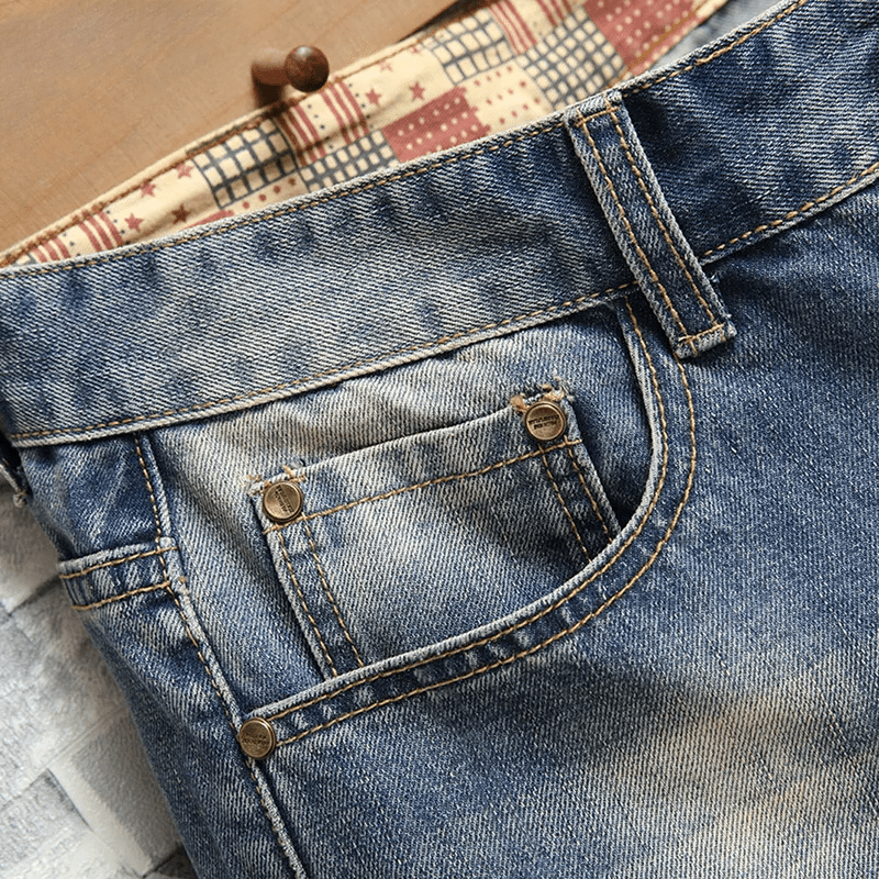 Men’s Denim Shorts | Vintage Streetwear Style - Luxyecs