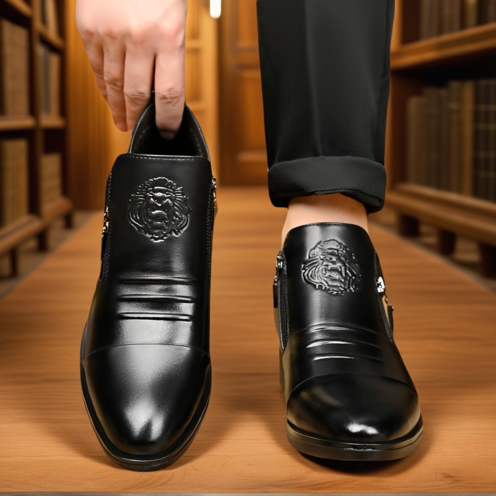 Men’s Dress Boots | Classic Ankle Formal Shoes - Luxyecs