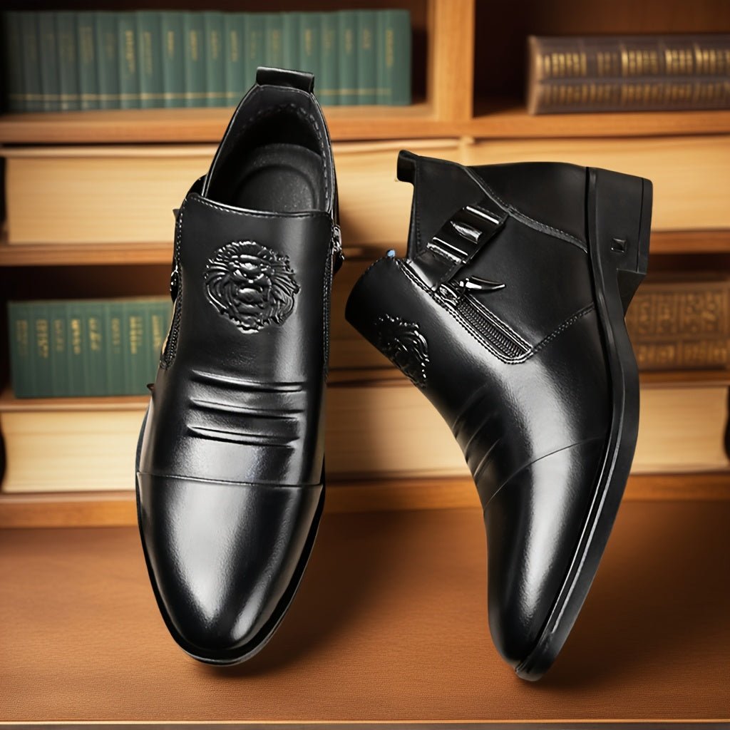 Men’s Dress Boots | Classic Ankle Formal Shoes - Luxyecs