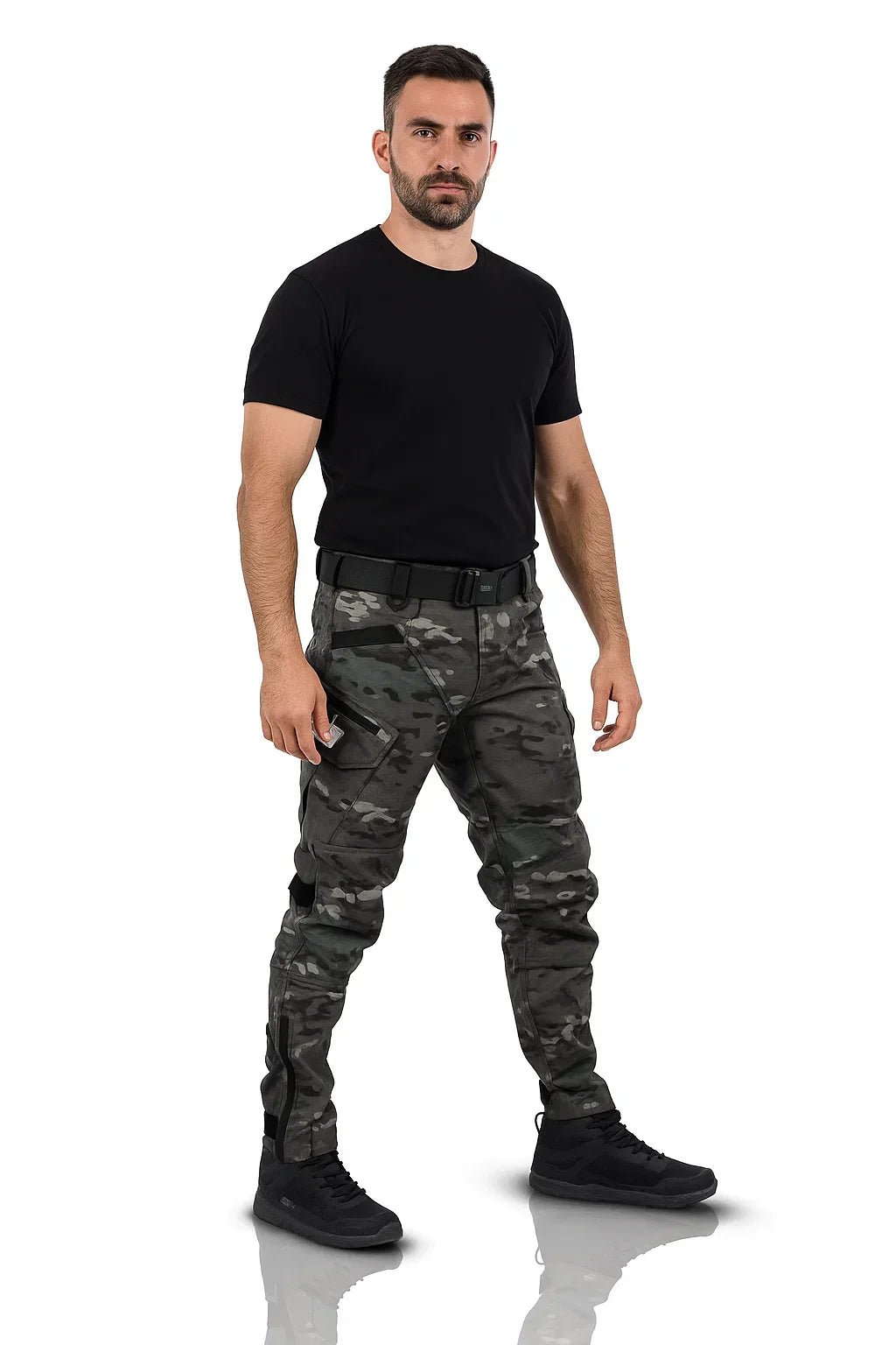 Men's Utility Trousers - Slim Cut Cargo - Style Pants - Luxyecs