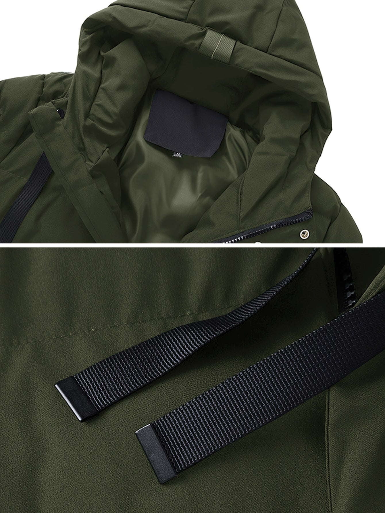 Men’s Winter Jacket | Long Hooded Puffer Coat - Luxyecs