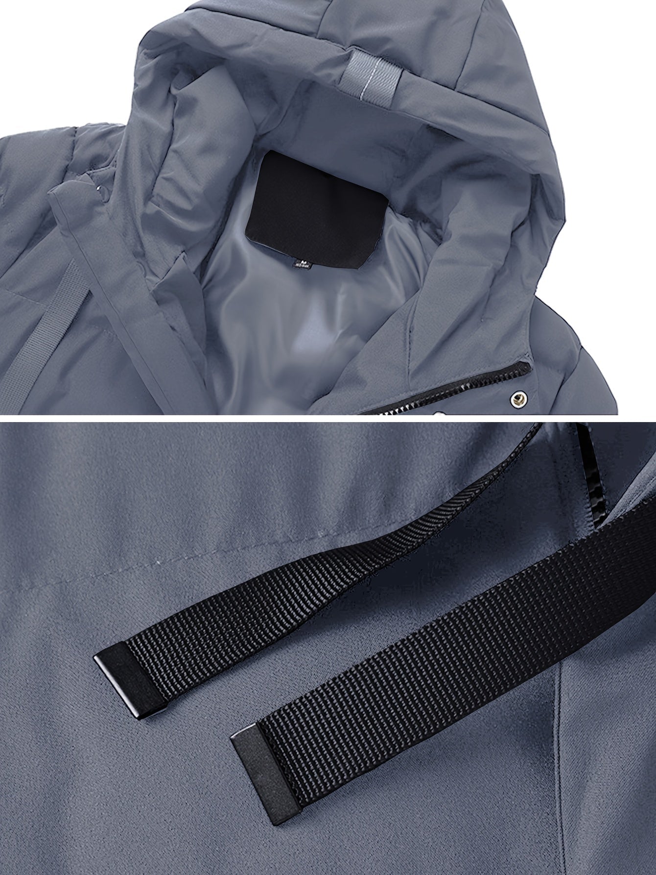 Men’s Winter Jacket | Long Hooded Puffer Coat - Luxyecs