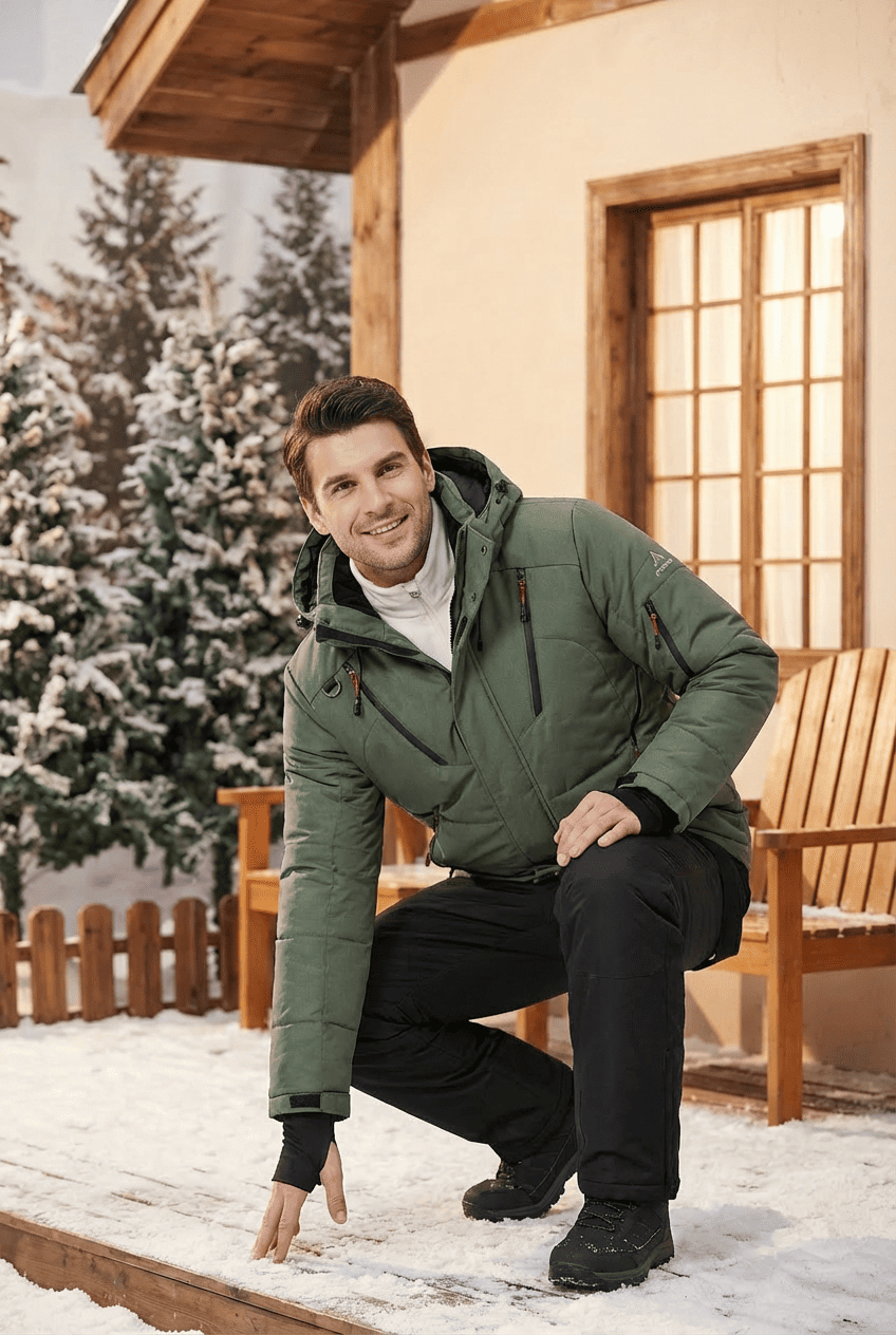 Men’s Winter Set | Snow Jacket And Pants - Luxyecs
