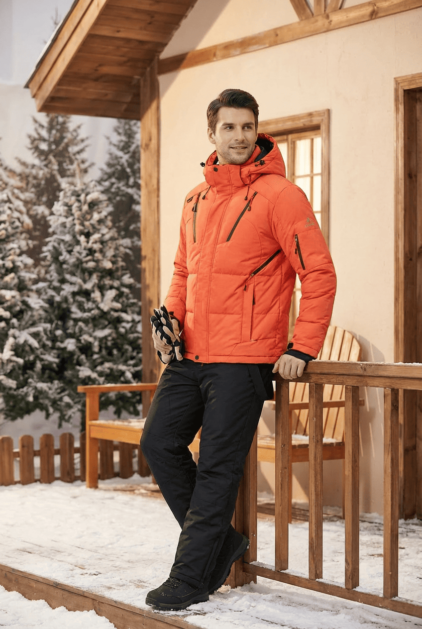 Men’s Winter Set | Snow Jacket And Pants - Luxyecs