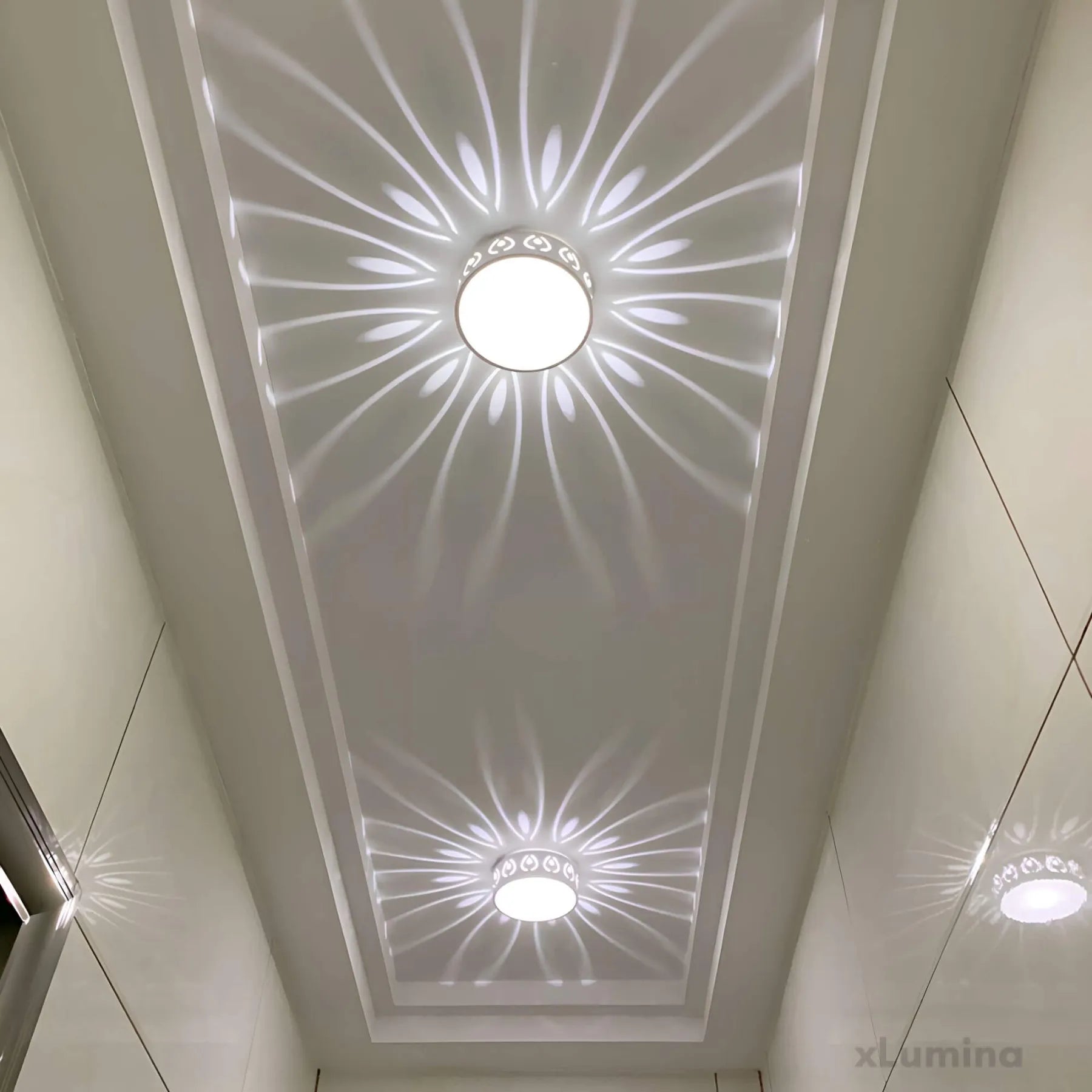 Modern LED Ceiling Light – Elegant Crystal & Acrylic Fixture