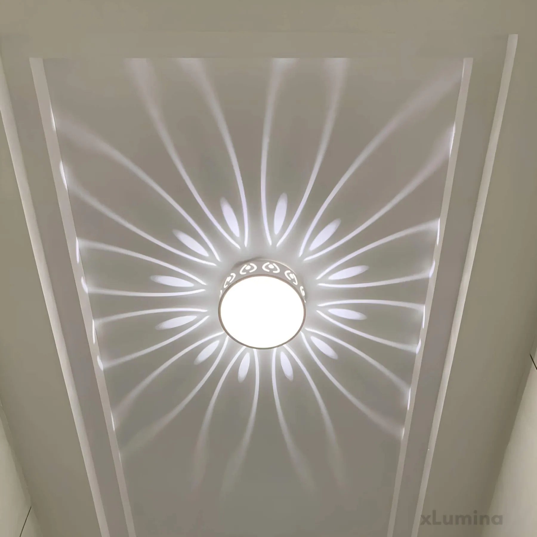 Modern LED Ceiling Light – Elegant Crystal & Acrylic Fixture