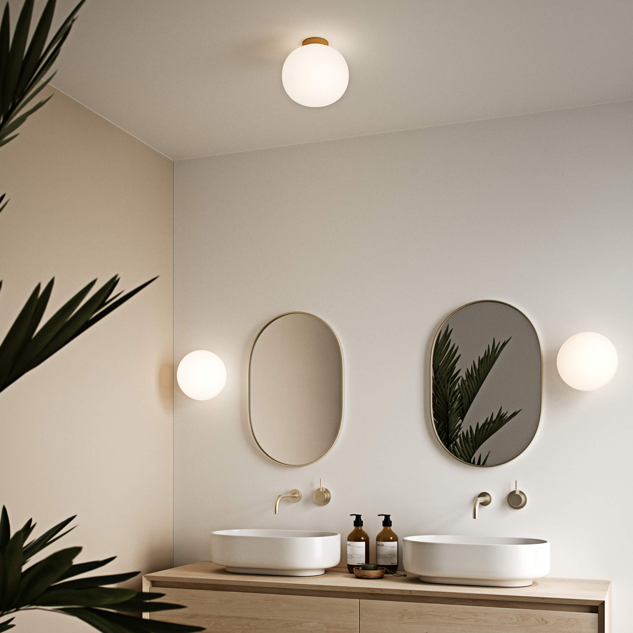 Modern Globe Ceiling Light | Elegant Home Fixture