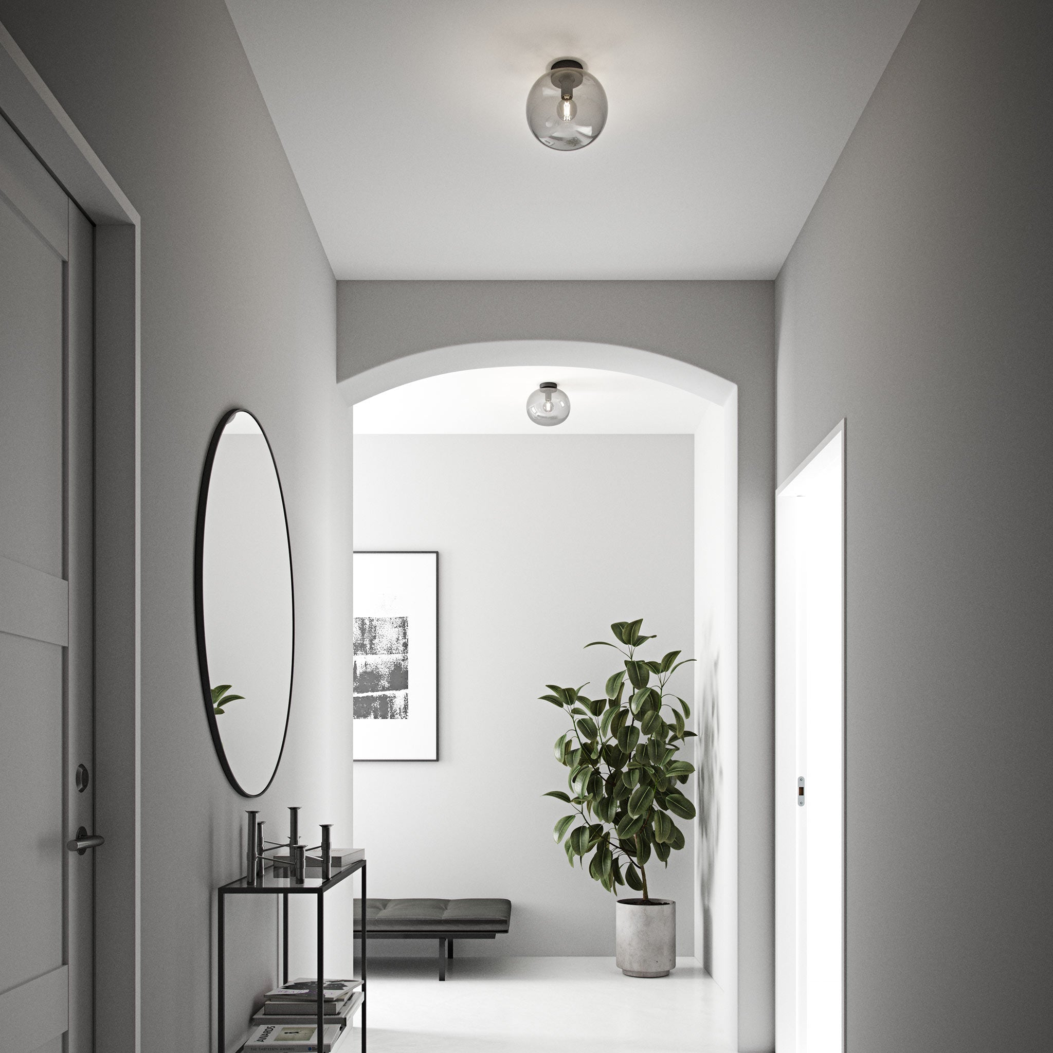 Modern Globe Ceiling Light | Elegant Home Fixture