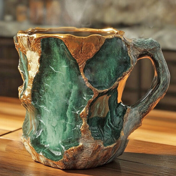 Luxyecs | Mineral Crystal Coffee Mugs – Elegant, Durable Ceramic Cups for a Premium Coffee Experience