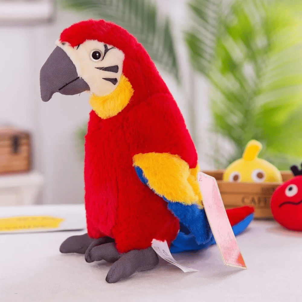Plush Animal Toy | Kids Parrot Companion - Luxyecs