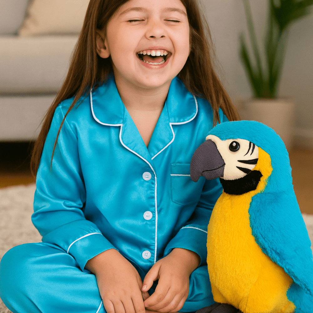 Plush Animal Toy | Kids Parrot Companion - Luxyecs