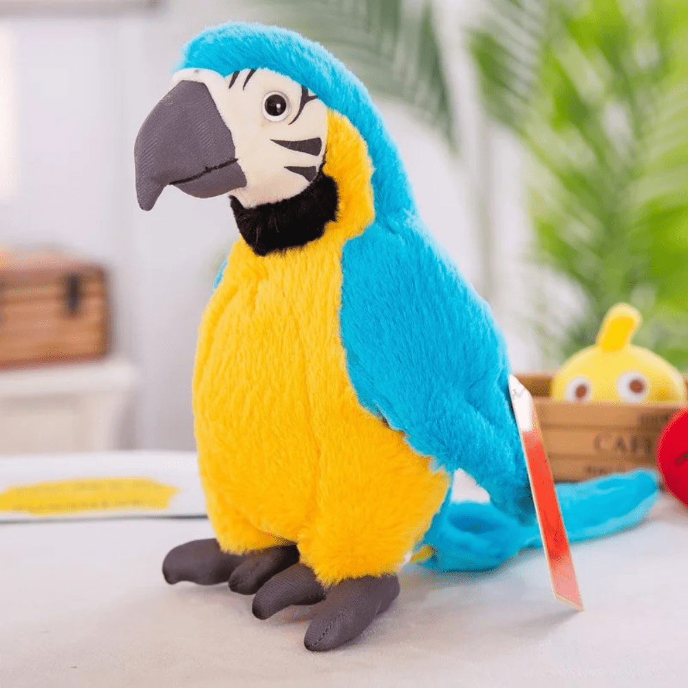 Plush Animal Toy | Kids Parrot Companion - Luxyecs