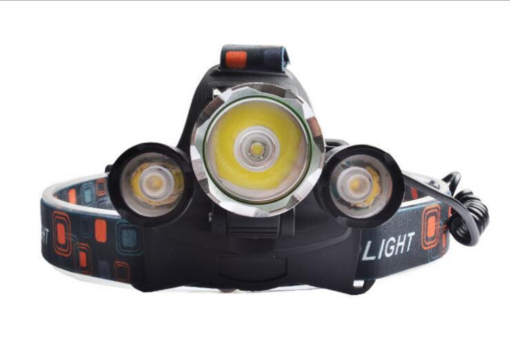LED headlamp (powerful 5000 lumens) includes rechargeable batteries