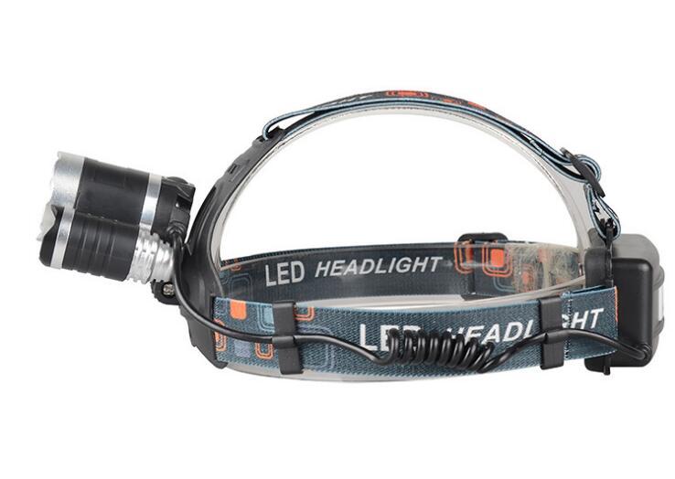 LED headlamp (powerful 5000 lumens) includes rechargeable batteries