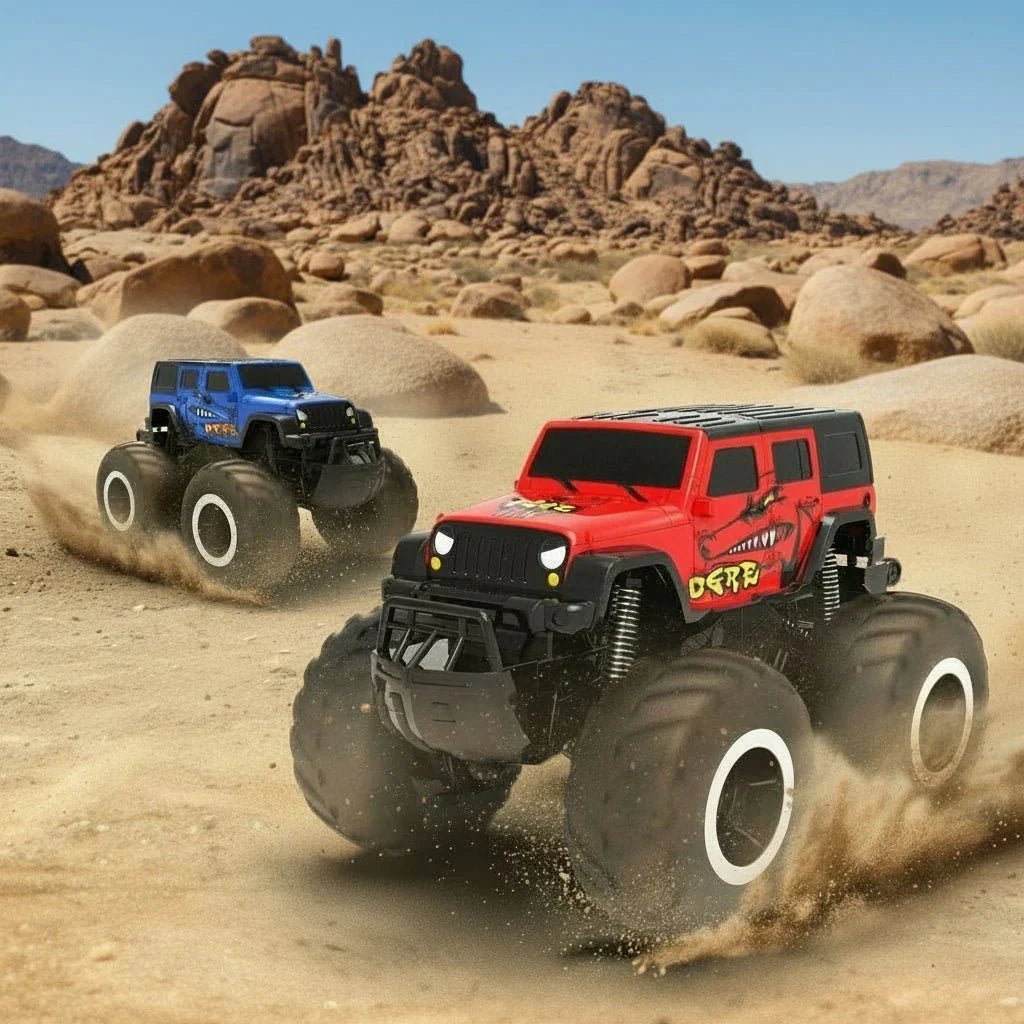 Remote Control Truck | All Terrain Stunt Vehicle - Luxyecs