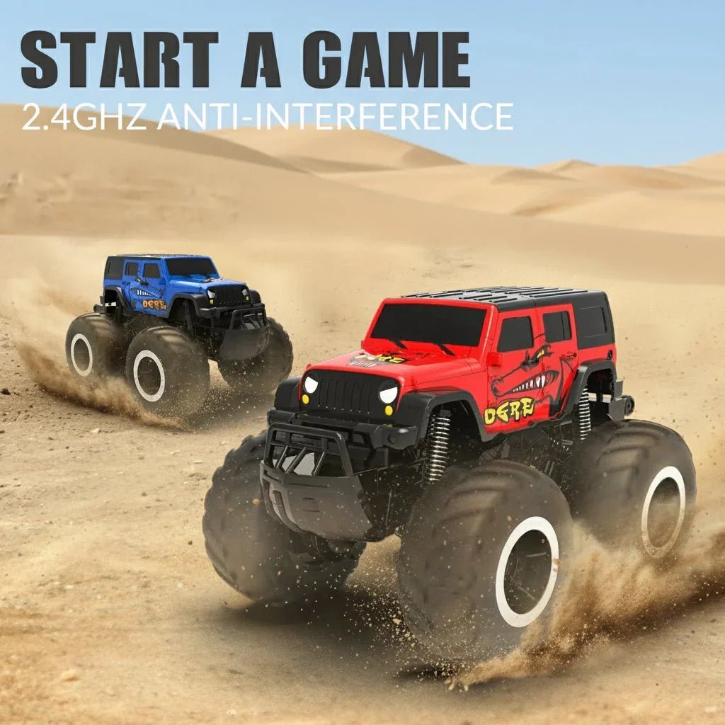 Remote Control Truck | All Terrain Stunt Vehicle - Luxyecs